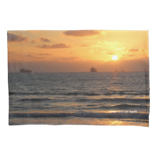 Aangepast ontwerp met uw eigen foto en Jouw tekst Kussensloop (Voorkant)