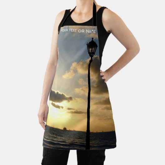 Aangepast ontwerp met uw eigen foto en Jouw tekst Schort (Insitu)