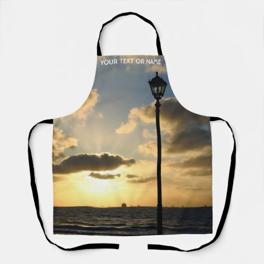 Aangepast ontwerp met uw eigen foto en Jouw tekst Schort (Voorkant)