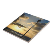 Aangepast ontwerp met uw eigen foto en Jouw tekst Tegeltje (Zijkant)