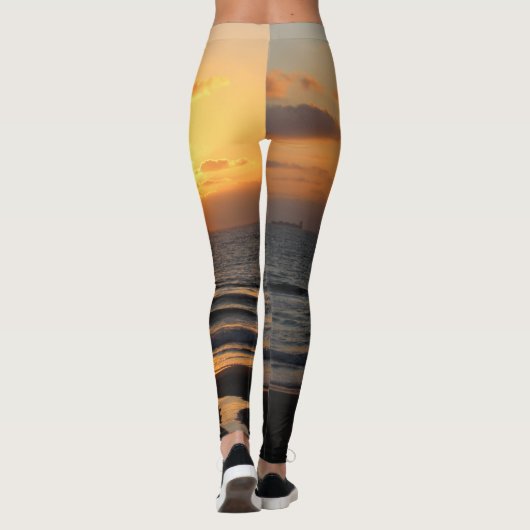 Aangepast ontwerp met uw eigen tekst en uw foto leggings (Achterkant)