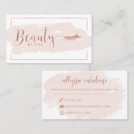 Aangepast ontwerp | Niet bewerkbare Zazzle-Sjabloo Visitekaartje (Voorkant / Achterkant)