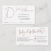 Aangepast ontwerp | Niet bewerkbare Zazzle Sjabloo Visitekaartje (Voorkant / Achterkant)