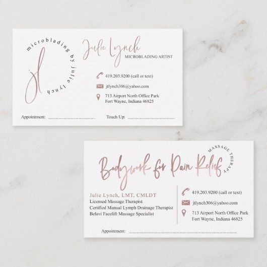 Aangepast ontwerp | Niet bewerkbare Zazzle Sjabloo Visitekaartje (Voorkant / Achterkant)