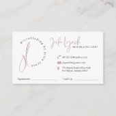 Aangepast ontwerp | Niet bewerkbare Zazzle Sjabloo Visitekaartje (Voorkant)