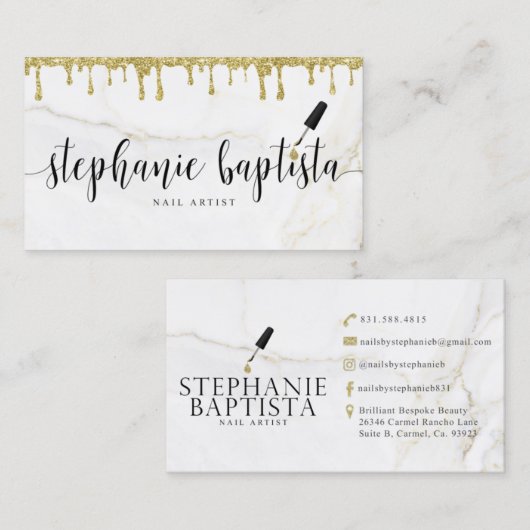 Aangepast ontwerp | Niet bewerkbare Zazzle-Sjabloo Visitekaartje (Voorkant / Achterkant)