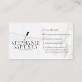 Aangepast ontwerp | Niet bewerkbare Zazzle-Sjabloo Visitekaartje (Achterkant)