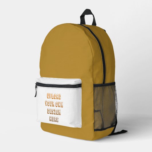 Aangepast ontwerp product uploaden bedrukte rugzak (Achterkant Hoek Rechts)