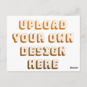 Aangepast ontwerp product uploaden briefkaart (Achterkant)