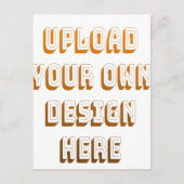 Aangepast ontwerp product uploaden briefkaart (Voorkant)