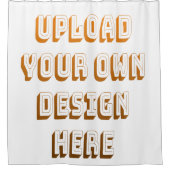 Aangepast ontwerp product uploaden douchegordijn (Voorkant)