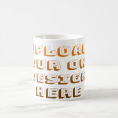 Aangepast ontwerp product uploaden koffiemok (Center)