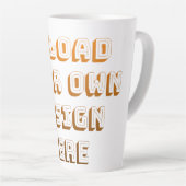Aangepast ontwerp product uploaden latte mok (Rechterhoek)