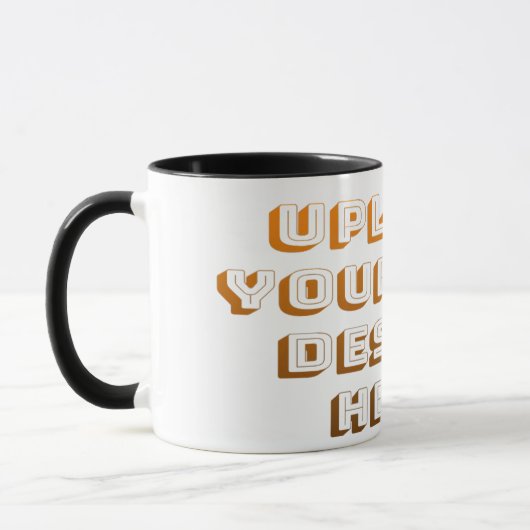Aangepast ontwerp product uploaden mok (Links)
