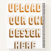 Aangepast ontwerp product uploaden notitieboek (Achterkant)