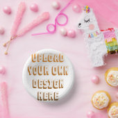 Aangepast ontwerp product uploaden papieren kommen (Feest)