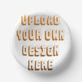 Aangepast ontwerp product uploaden papieren kommen (Voorkant)