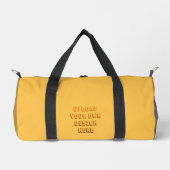 Aangepast ontwerp product uploaden plunjezak (Voorkant)