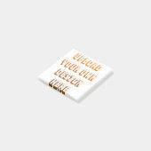 Aangepast ontwerp product uploaden post-it® notes (Schuin)