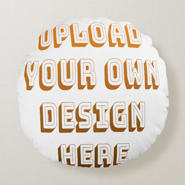 Aangepast ontwerp product uploaden rond kussen (Voorkant)