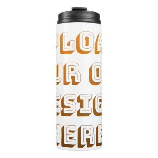 Aangepast ontwerp product uploaden thermosbeker (Voorkant)
