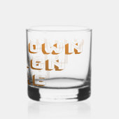 Aangepast ontwerp product uploaden whisky glas (Achterkant)