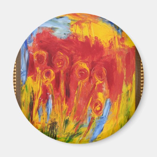 Aangepast ontwerp ronde magneet (Voorkant)