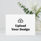 Aangepast ontwerp RSVP kaartje (Staand voorkant)