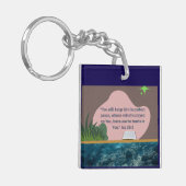 Aangepast ontwerp sleutelhanger (Voorkant Links)