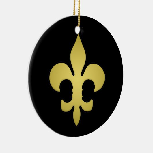 Aangepast ontwerp "Super Saints" Keramisch Ornament (Rechts)