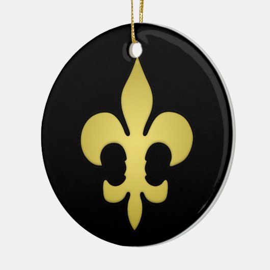 Aangepast ontwerp "Super Saints" Keramisch Ornament (Links)