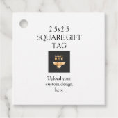 Aangepast ontwerp uploaden bedankjes labels (Voorkant)