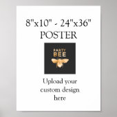 Aangepast ontwerp uploaden poster (Voorkant)