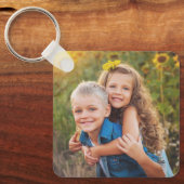 Aangepast ontwerp Uw eigen Schattigee Kinder foto Sleutelhanger (Voorkant)