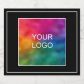 Aangepast ontwerp uw eigen sjabloon zwart bier etiket (Enkel label)