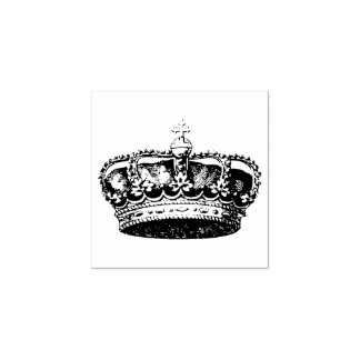 Aangepast ontwerp Uw Logo Personaliseer Crown W /  Rubberstempel