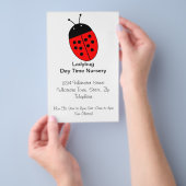 Aangepast ontwerp van Ladybug Flyer (Hand)