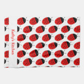 Aangepast ontwerp van Ladybug Theedoek (Horizontaal)