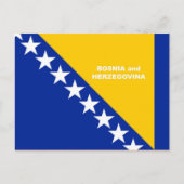 Aangepast ontwerp vlag van Bosnië-Herzegovina Briefkaart (Voorkant)
