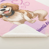 Aangepast ontwerp voor Blenheim Cavalier Sherpa Deken (3/4)