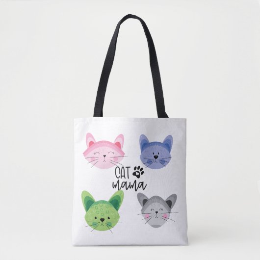 Aangepast ontwerp voor Cat Mama | Tas voor geperso (Voorkant)