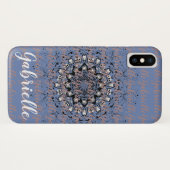 Aangepast ontwerp voor de naam van het telefoonnum Case-Mate iPhone case (Achterkant (horizontaal))