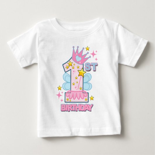 Aangepast ontwerp voor eerste verjaardagsfeest (Voorkant)