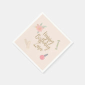 Aangepast ontwerp voor Elegant Spa Party Servet (Hoek)