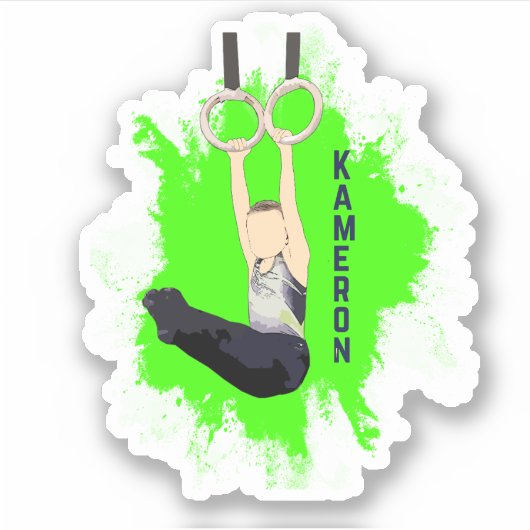 Aangepast ontwerp voor Emily Richter - Kameron Sticker (Voorkant)