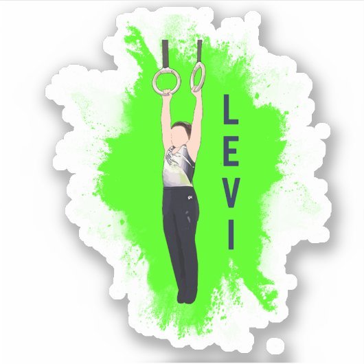 Aangepast ontwerp voor Emily Richter -Levi Sticker (Voorkant)