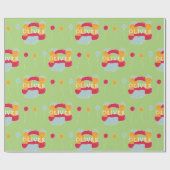 Aangepast ontwerp voor fonkeleerkamer/kasteel voor cadeaupapier (Vlak)