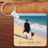 Aangepast ontwerp voor fototekst Sleutelhanger - B (Voorkant)