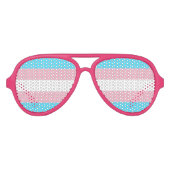 Aangepast ontwerp voor getextureerd driekleurengep aviator zonnebril (Voorkant)