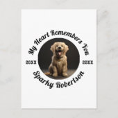 Aangepast ontwerp voor het herdenken en herinneren briefkaart (Voorkant)